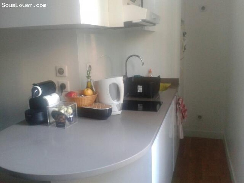 2 pièces meublés de 30m², Clichy Centre