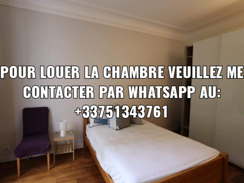 Chambre meublée avec douche privée