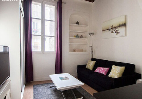 GRAND APPART – meublé – 27 m² – Paris 3e