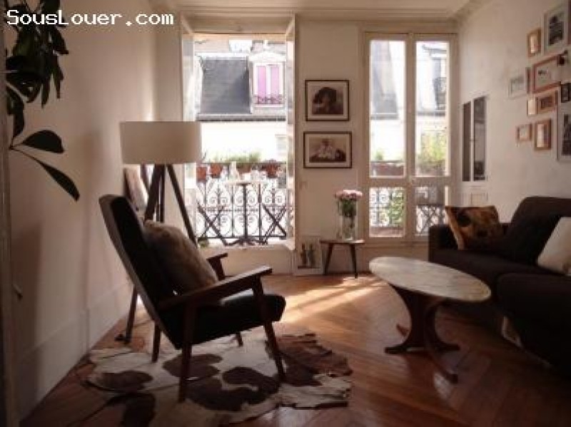 sous location appartement Paris/Montmartre