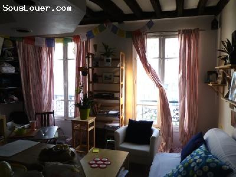 Sous-location studio 20m²_Paris