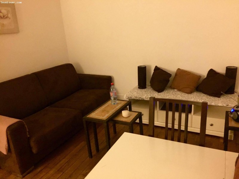 Sous location studio meublé Paris 12 URGENT
