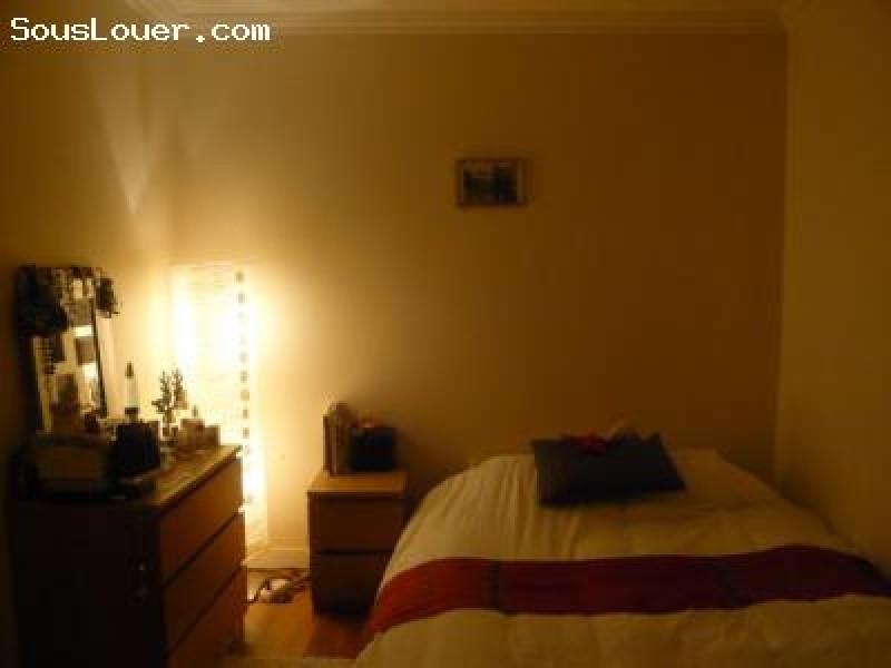 sous loue appart 35 M ² tout equipé 75018