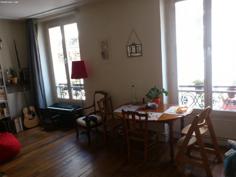 sousloue très beau T3 au pied de Montmartre - Paris - 15 jours juillet