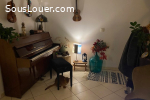 Chambre meublée claire et spacieuse - coliving