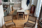 Disponible à louer 3pieces appartement meublé